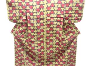 アンティーク　木綿本場久留米絣　毘沙門亀甲模様単衣着物